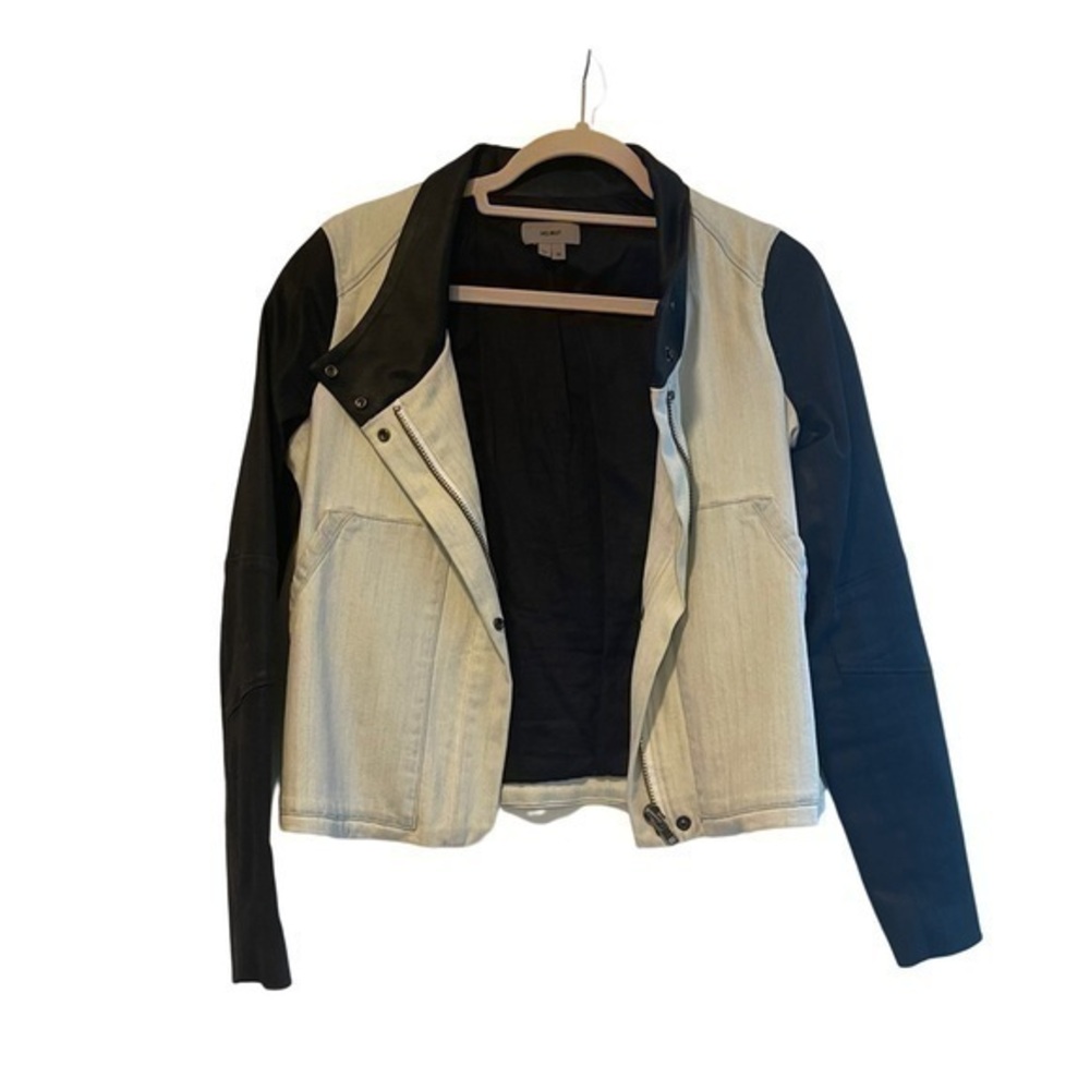 Helmet Lang Black and Denim Jacket